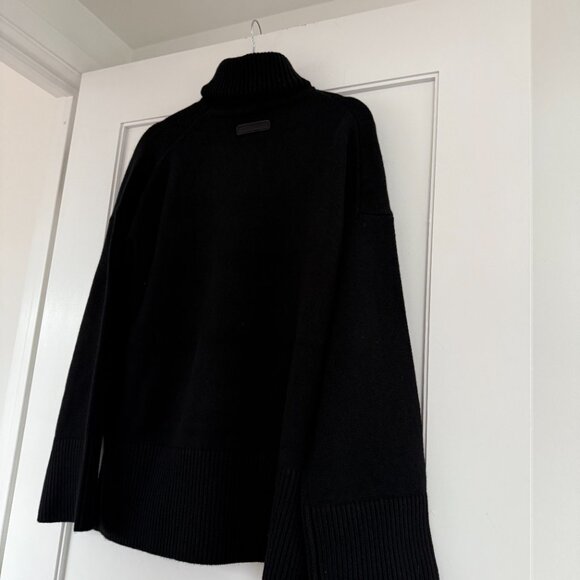 NWT Canada Goose Ladies Copal Cashmere Turtleneck Sweater In Black Sz Large - Picture 9 of 10